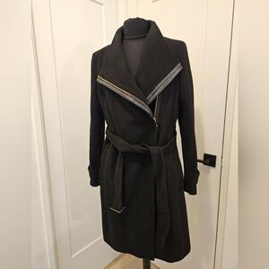 Calvin Klein Black Coat Size 10